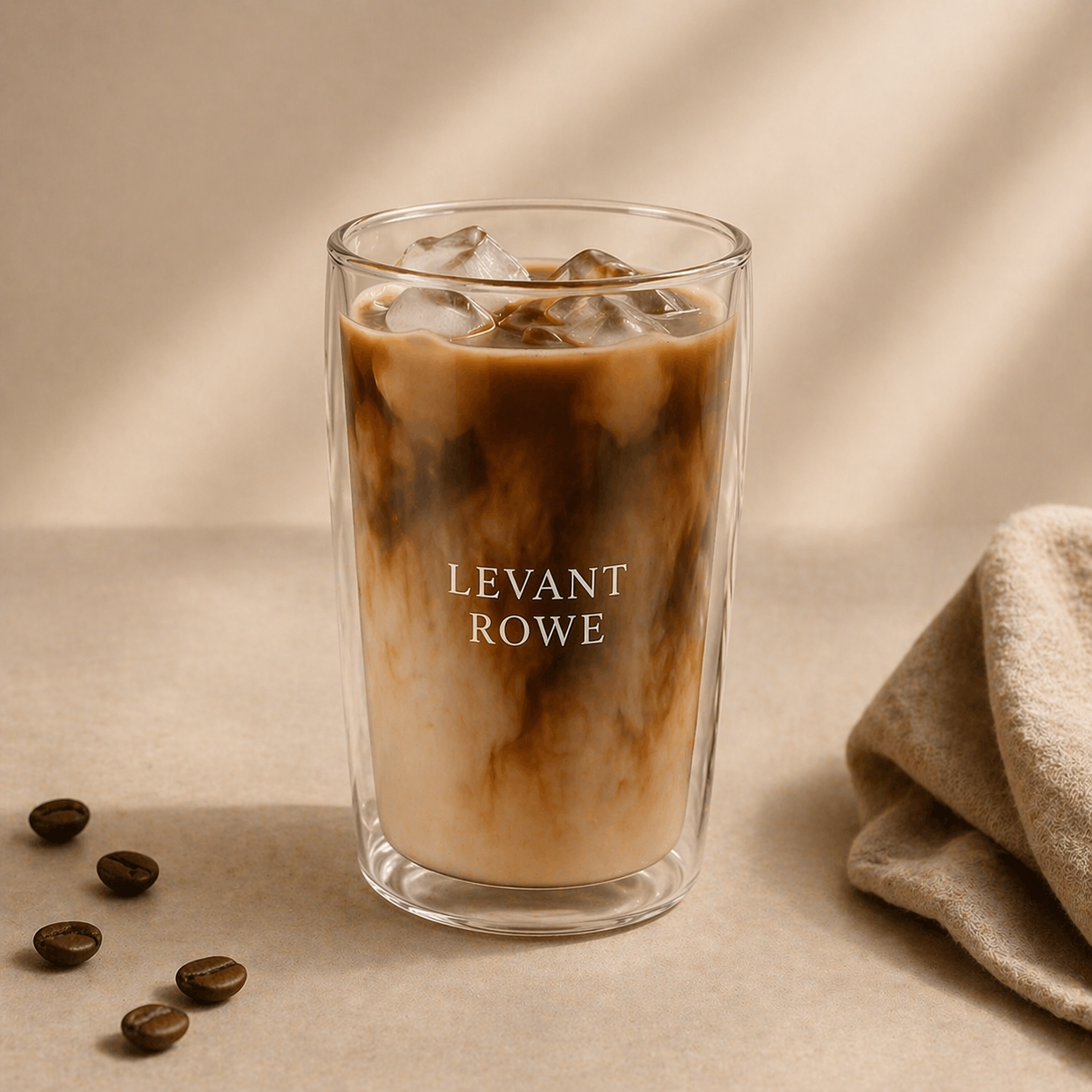 Levant Rowe Iced Coffee Glass (Set of 2)